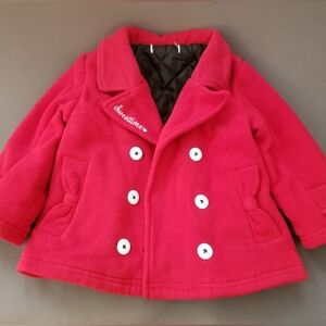 Vibrant Red Kids Coat